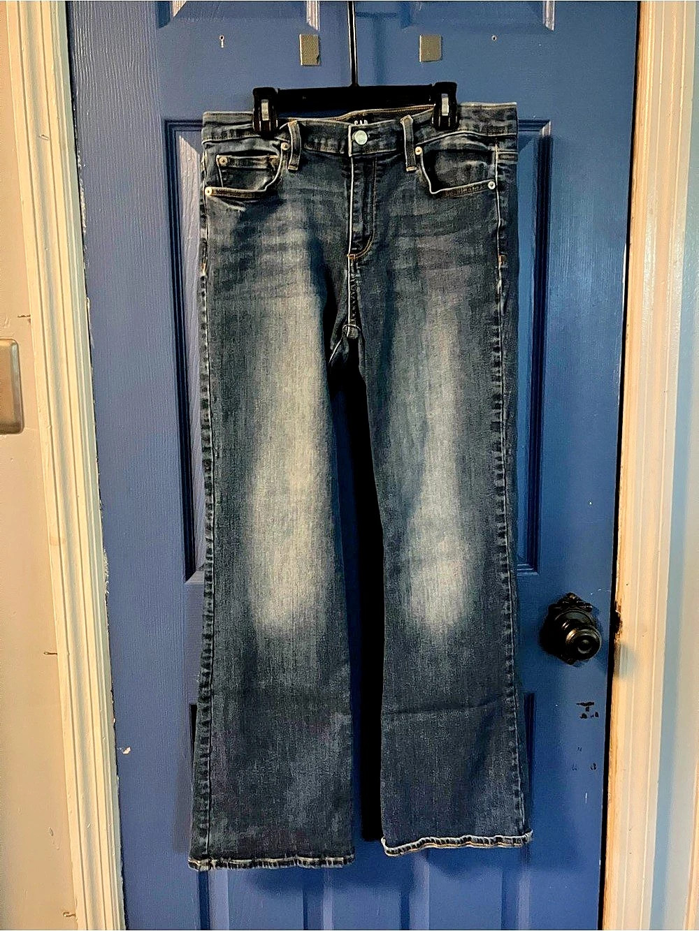 GAP Perfect Boot Cut Jeans Waist 31 Short in Blue